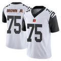 C.Bengals #75 Orlando Brown Jr. Player White Color Rush Vapor Untouchable Limted Home Game Kdoa Stitched Jerseys