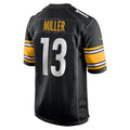 Kdoa P.Steelers #13 Scotty Miller Black Game Jersey