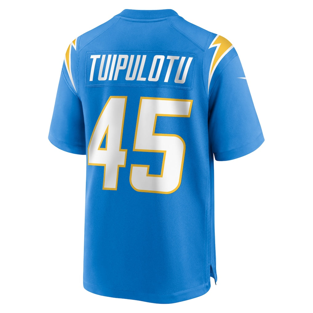 Kdoa LA.Chargers #45 Tuli Tuipulotu Powder Blue Team Game Jersey