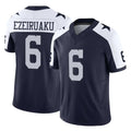 D.Cowboys #6 Donovan Ezeiruaku Player Navy-White Limited Alternate Vapor F.U.S.E. Home Game Xdoa Stitched Jerseys