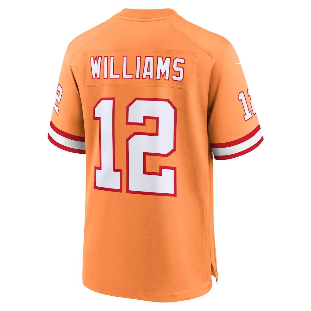 Kdoa TB.Buccaneers #12 Doug Williams Creamsicle 50th Season Game Jersey