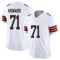 C.Browns #71 Tytus Howard Player White Vapor F.U.S.E. Limited Home Game Kdoa Stitched Jerseys