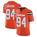 C.Browns #94 Mason Graham Player Orange Alternate Vapor Untouchable Limited Home Game Kdoa Stitched Jerseys
