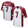 A.Cardinals #7 Jacoby Brissett Player White Cardinal Home Game Kdoa Stitched Jerseys