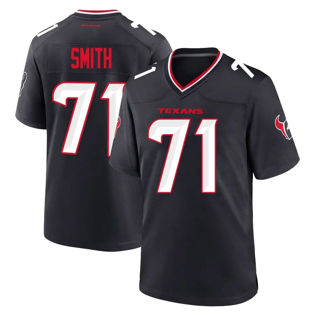H.Texans #71 Braden Smith Player Navy Team Home Game Kdoa Stitched Jerseys
