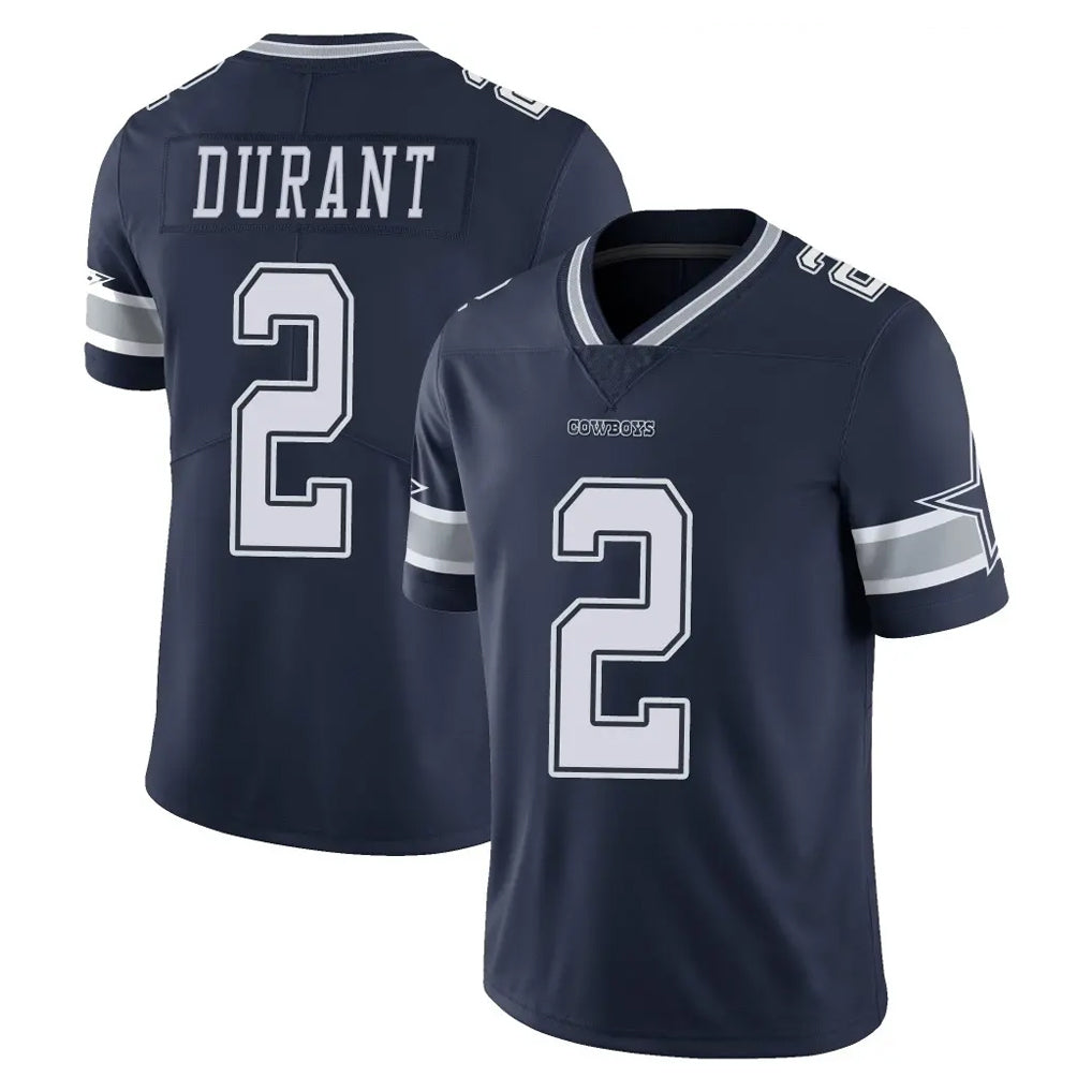 D.Cowboys #2 Cobie Durant Player Navy Vapor Untouchable Limited Home Game Xdoa Stitched Jerseys