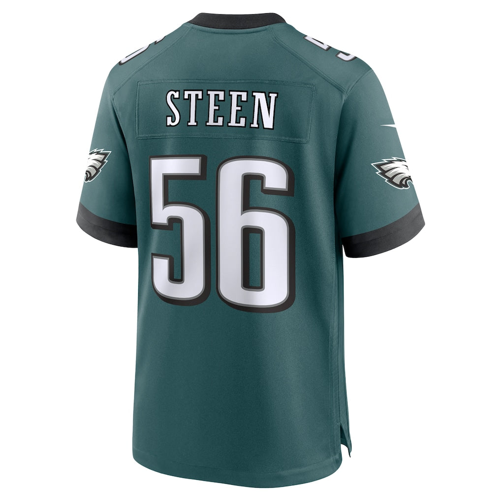 Kdoa P.Eagles #56 Tyler Steen Midnight Green Team Game Jersey