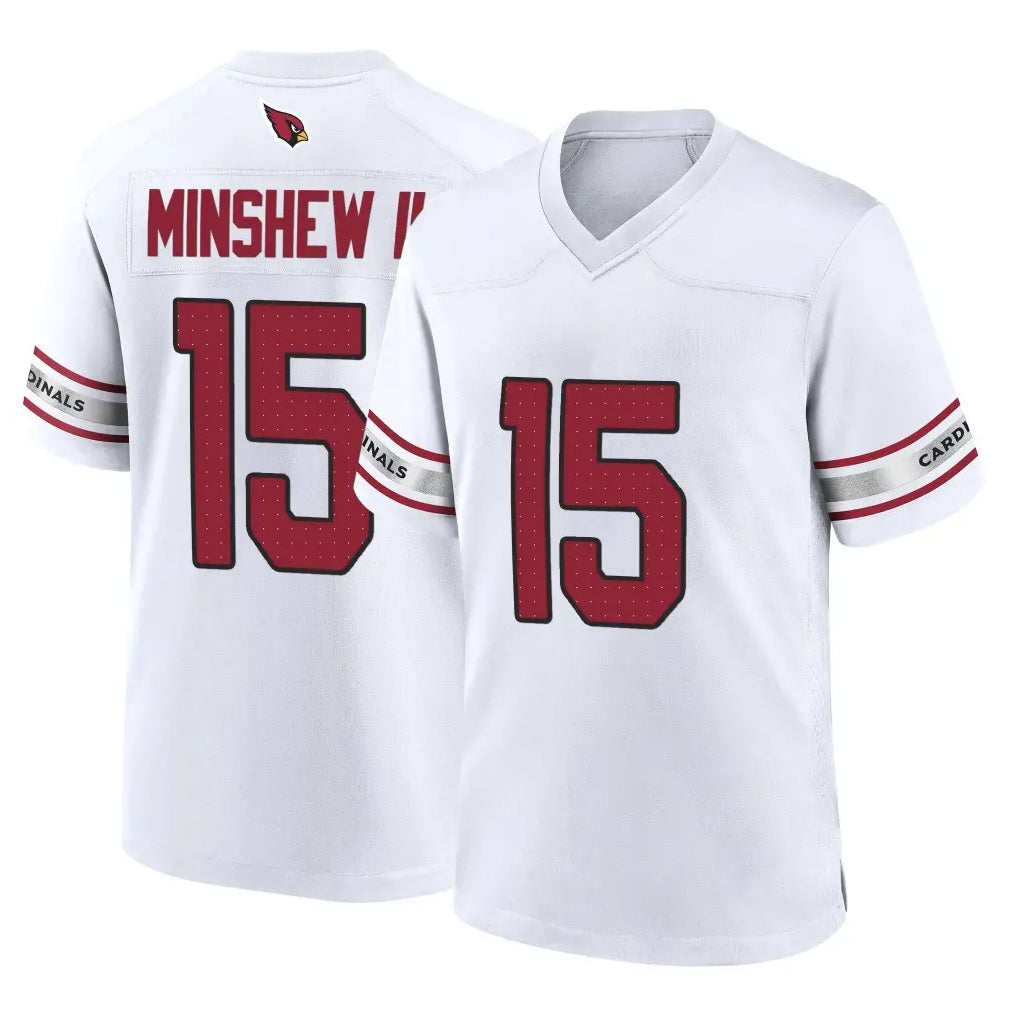 A.Cardinals #15 Gardner Minshew II Player White Home Game Kdoa Stitched Jerseys
