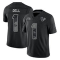 H.Texans #1 Tank Dell Player Black Limited 2026 Salute to Service Home Game Kdoa Stitched Jerseys