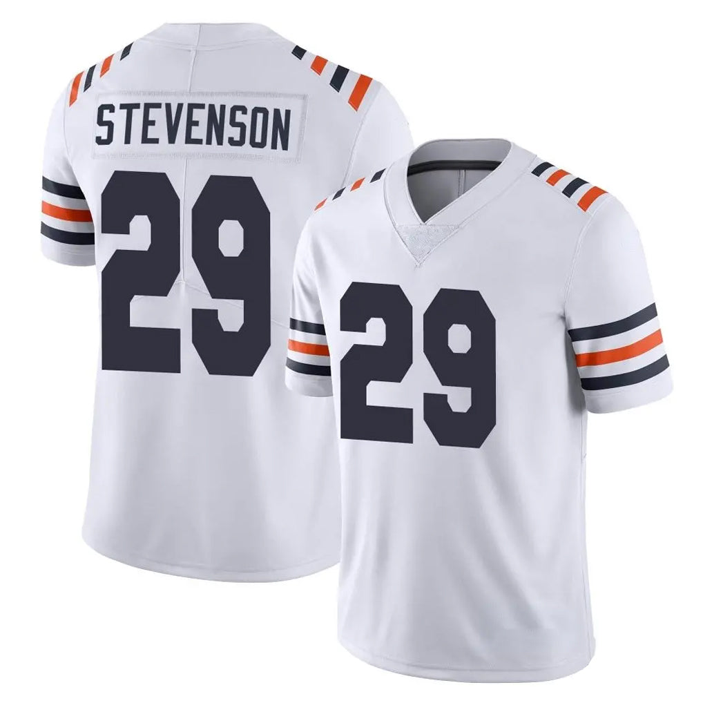 C.Bears #29 Tyrique Stevenson Player White Classic Vapor Limited Home Game Kdoa Stitched Jerseys