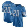 D.Lions #20 Barry Sanders Player Blue Home Game Kdoa Stitched Jerseys