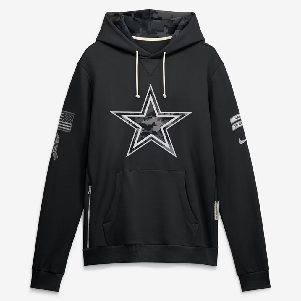 D.Cowboys 2026 Black Logo Pullover Hoodies Limited Game Kdoa Stitched Jerseys