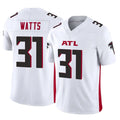 A.Falcons #31 Xavier Watts Player White Vapor F.U.S.E. Limited Kdoa Stitched Jerseys