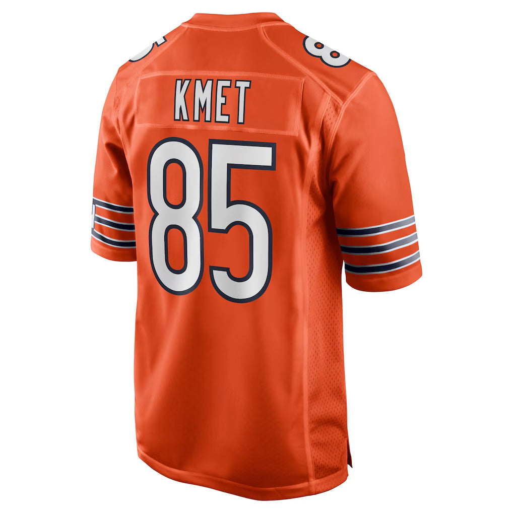 C.Bears #85 Cole Kmet Player Orange Home Game Kdoa Stitched Jerseys