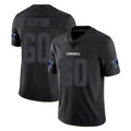 D.Cowboys #60 Tyler Guyton Player Black Impact Limited Home Game Xdoa Stitched Jerseys