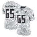 A.Falcons #65 Matthew Bergeron Player Camo Salute to Service Limited Kdoa Stitched Jerseys