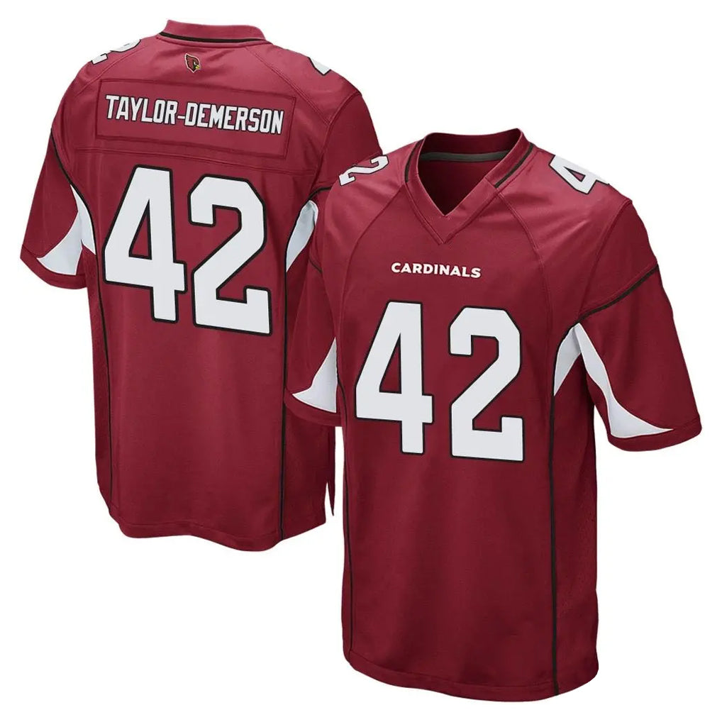 A.Cardinals #42 Dadrion Taylor-Demerson Player Cardinal Home Game Kdoa Stitched Jerseys