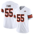 C.Browns #55 Spencer Fano Player White Limited Vapor F.U.S.E. Alternate Game Kdoa Stitched Jerseys