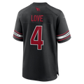 Kdoa A.Cardinals #4 Jeremiyah Love Black Game Player Stitched Jerseys