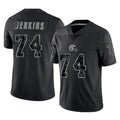 C.Browns #74 Elgton Jenkins Player Black Reflective Home Game Kdoa Stitched Jerseys