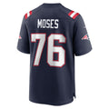 Kdoa NE.Patriots #76 Morgan Moses Navy Team Game Jersey