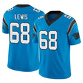 C.Panthers #68 Damien Lewis Player Blue Vapor F.U.S.E. Limited Home Game Kdoa Stitched Jerseys