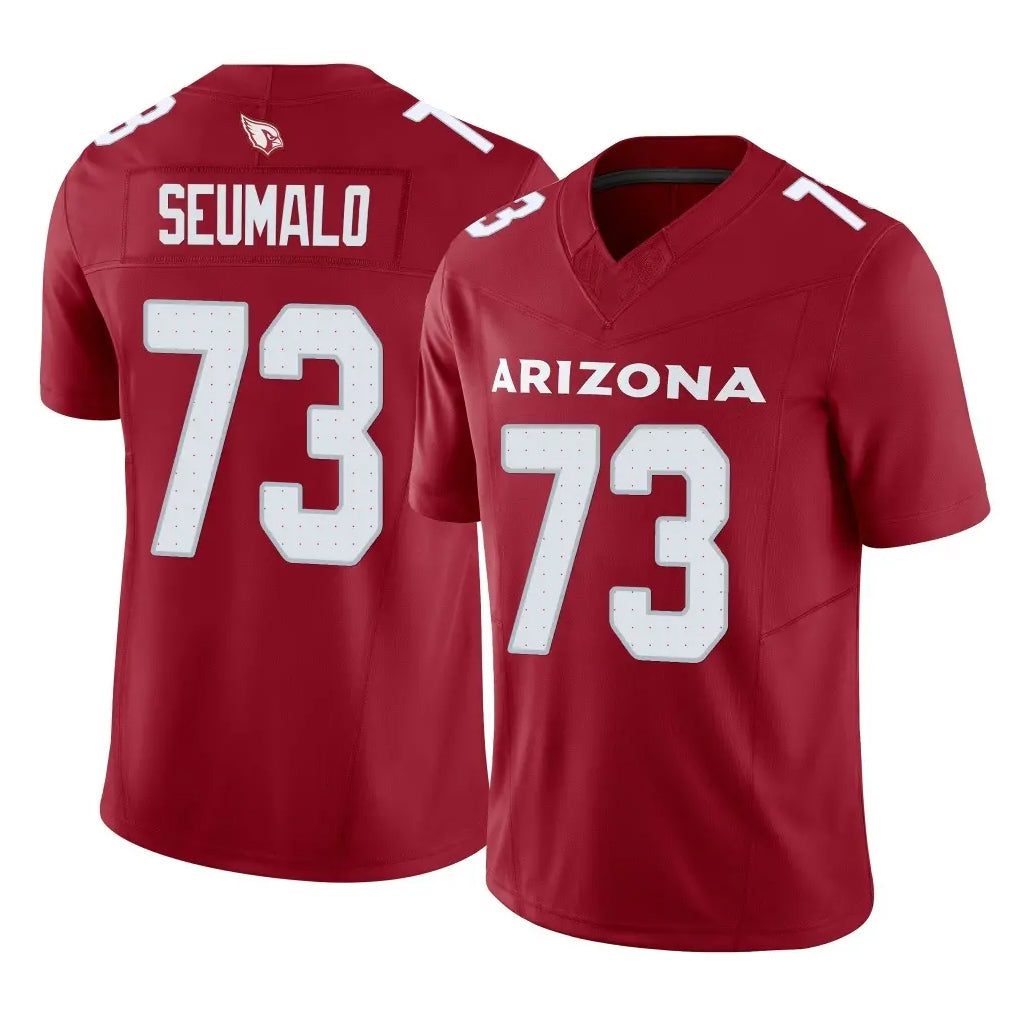 A.Cardinals #73 Isaac Seumalo Player Cardinal Vapor F.U.S.E. Limited Home Game Kdoa Stitched Jerseys