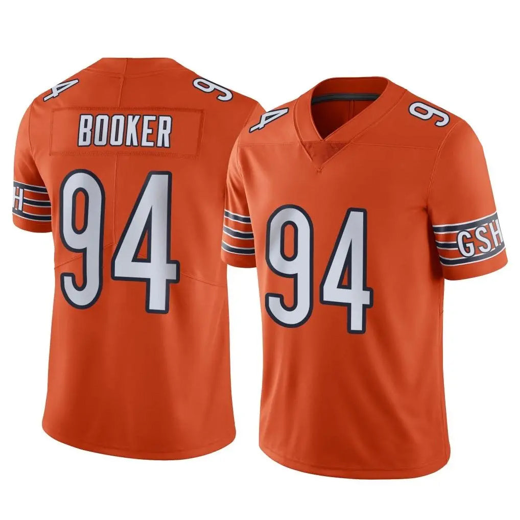 C.Bears #94 Austin Booker Player Orange Alternate Vapor Limited Home Game Kdoa Stitched Jerseys