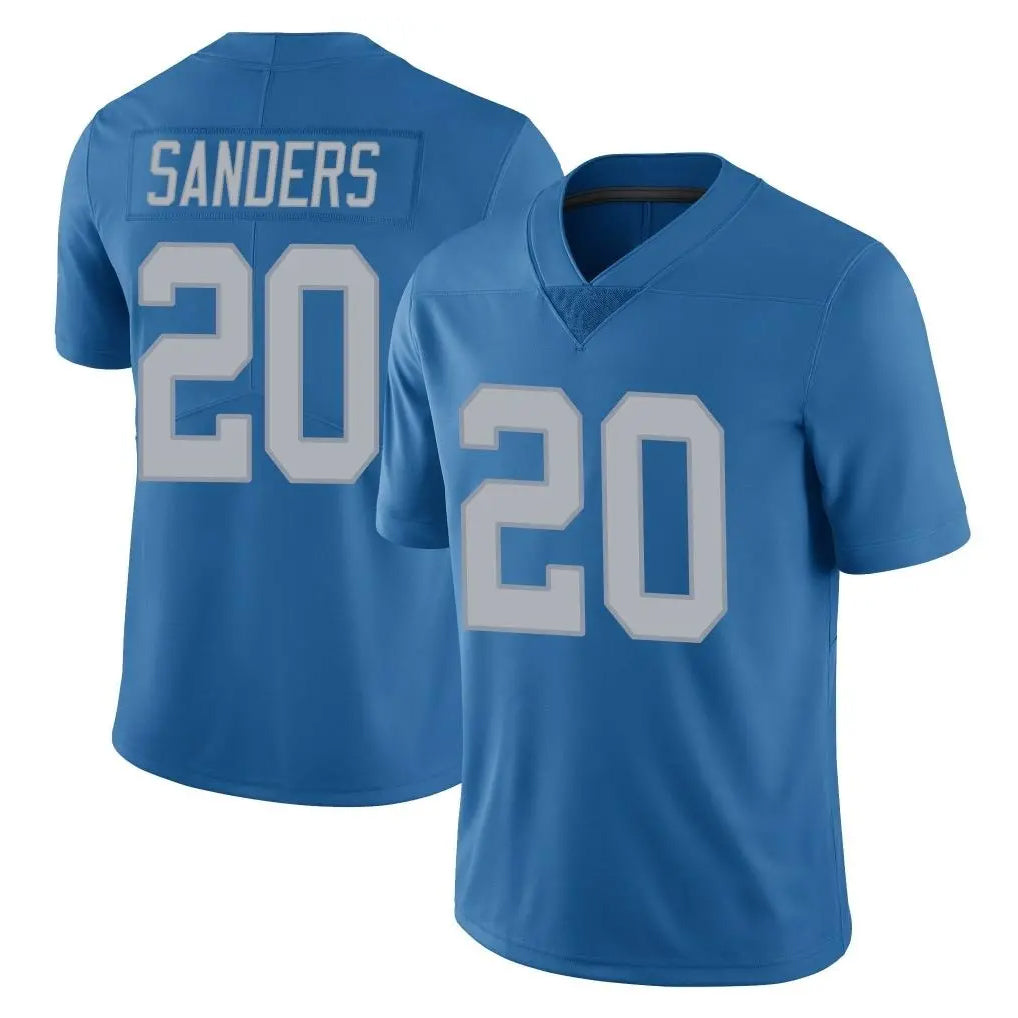 D.Lions #20 Barry Sanders Player Blue Limited Throwback Vapor Untouchable Kdoa Stitched Jerseys