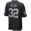 Kdoa LV.Raiders #32 Marcus Allen Black Game Retired Player Jersey