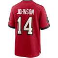 Kdoa TB.Buccaneers #14 Brad Johnson Red Game Retired Player Jersey