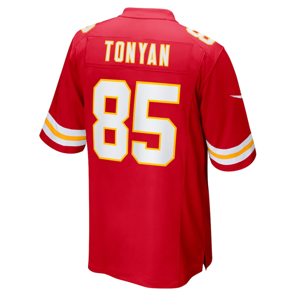 Kdoa KC.Chiefs #85 Robert Tonyan Red Game Player Jersey