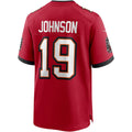 Kdoa TB.Buccaneers #19 Keyshawn Johnson Red Game Retired Player Jersey