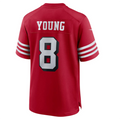 Kdoa #8 Steve Young Player SF.49ers Scarlet Alternate Game Stitched Jersey
