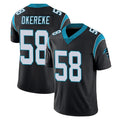 C.Panthers #58 Bobby Okereke Player Black Limited Home Game Kdoa Stitched Jerseys