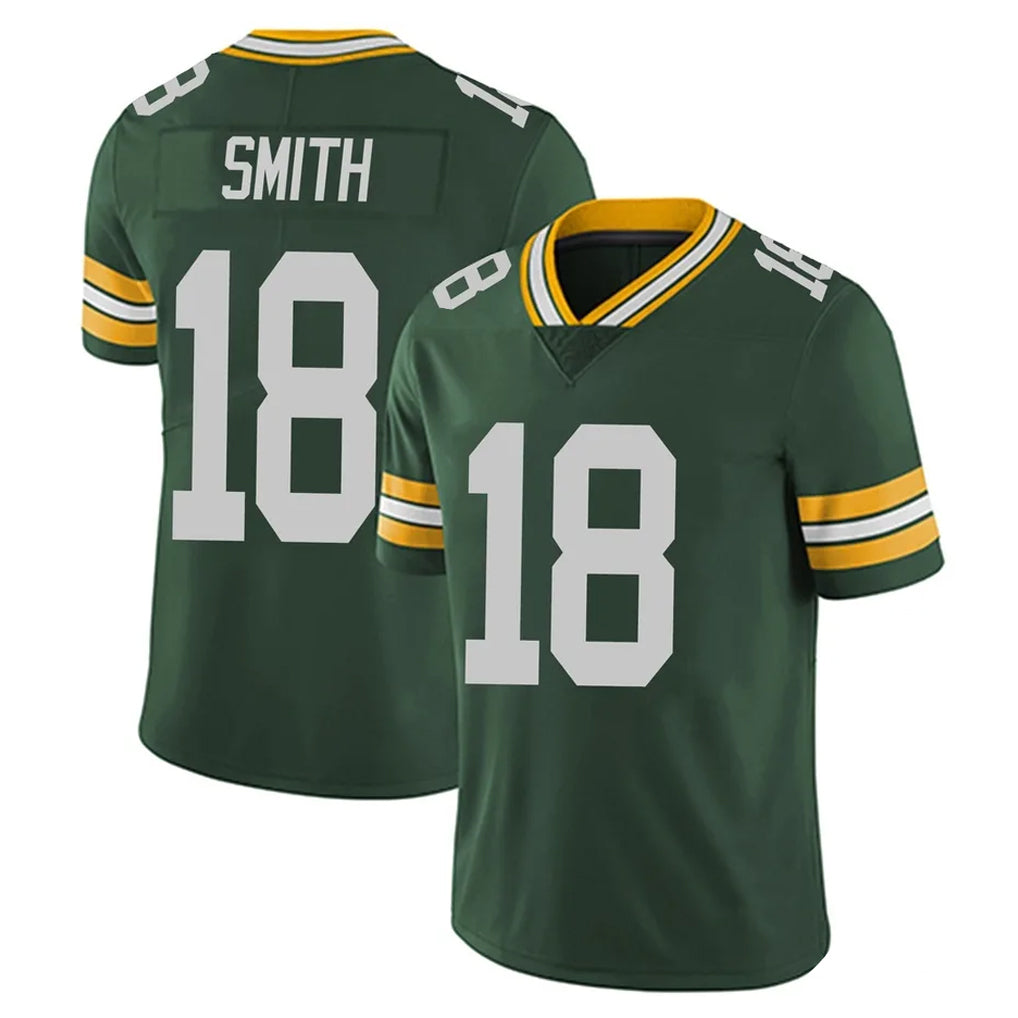 GB.Packers #18 Jonnu Smith Player Green Vapor Untouchable Limited Home Game Kdoa Stitched Jerseys