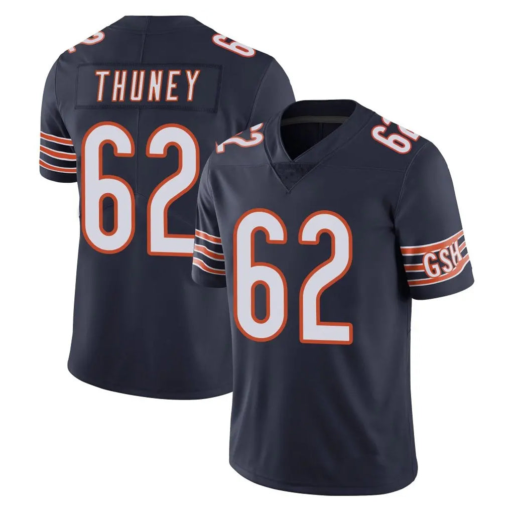 C.Bears #62 Joe Thuney Player Navy Vapor Untouchable Limited Home Game Kdoa Stitched Jerseys