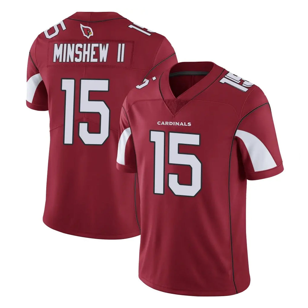 A.Cardinals #15 Gardner Minshew II Player Cardinal Vapor Limited Home Game  Kdoa Stitched Jerseys