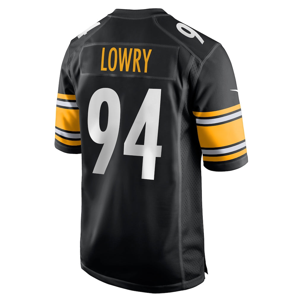 Kdoa P.Steelers #94 Dean Lowry Black Game Jersey