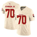 A.Cardinals #70 Paris Johnson Jr. Player Cream Rivalries Collection Vapor Limited Home Game Kdoa Stitched Jerseys