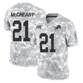 D.Lions #21 Roger McCreary Player Arctic Camo Salute To Service Limited Kdoa Stitched Jerseys