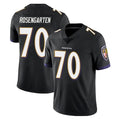 B.Ravens #70 Roger Rosengarten Player Black Vapor Untouchable Limited Home Game Kdoa Stitched Jerseys