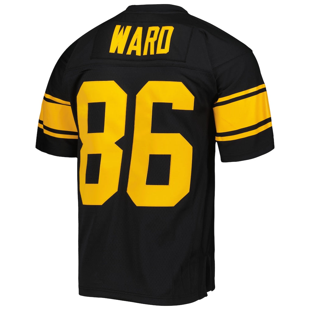 Kdoa P.Steelers #86 Hines Ward Mitchell & Ness Black Legacy Replica Jersey
