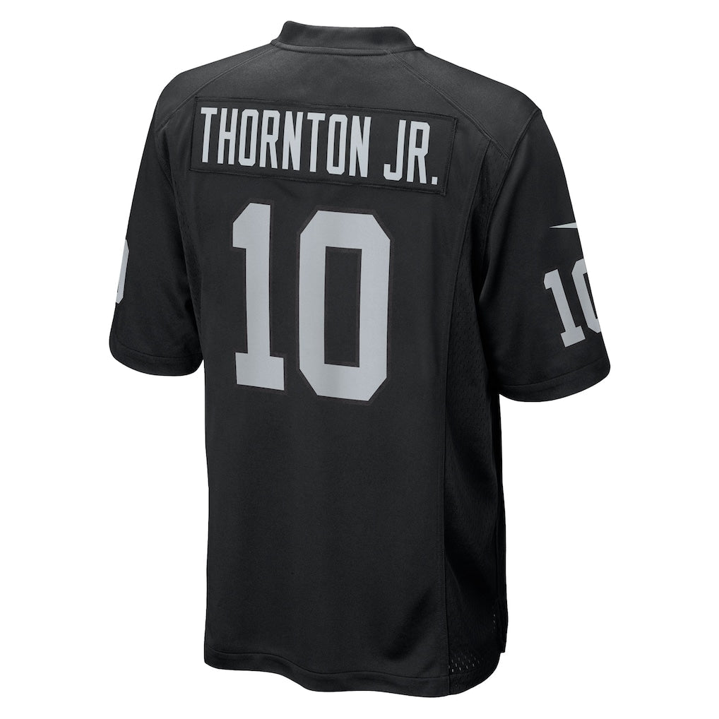 Kdoa LV.Raiders #10 Dont'e Thornton Jr. Black Team Game Jersey