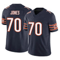C.Bears #70 Braxton Jones Player Navy Vapor F.U.S.E. Limited Home Game Kdoa Stitched Jerseys