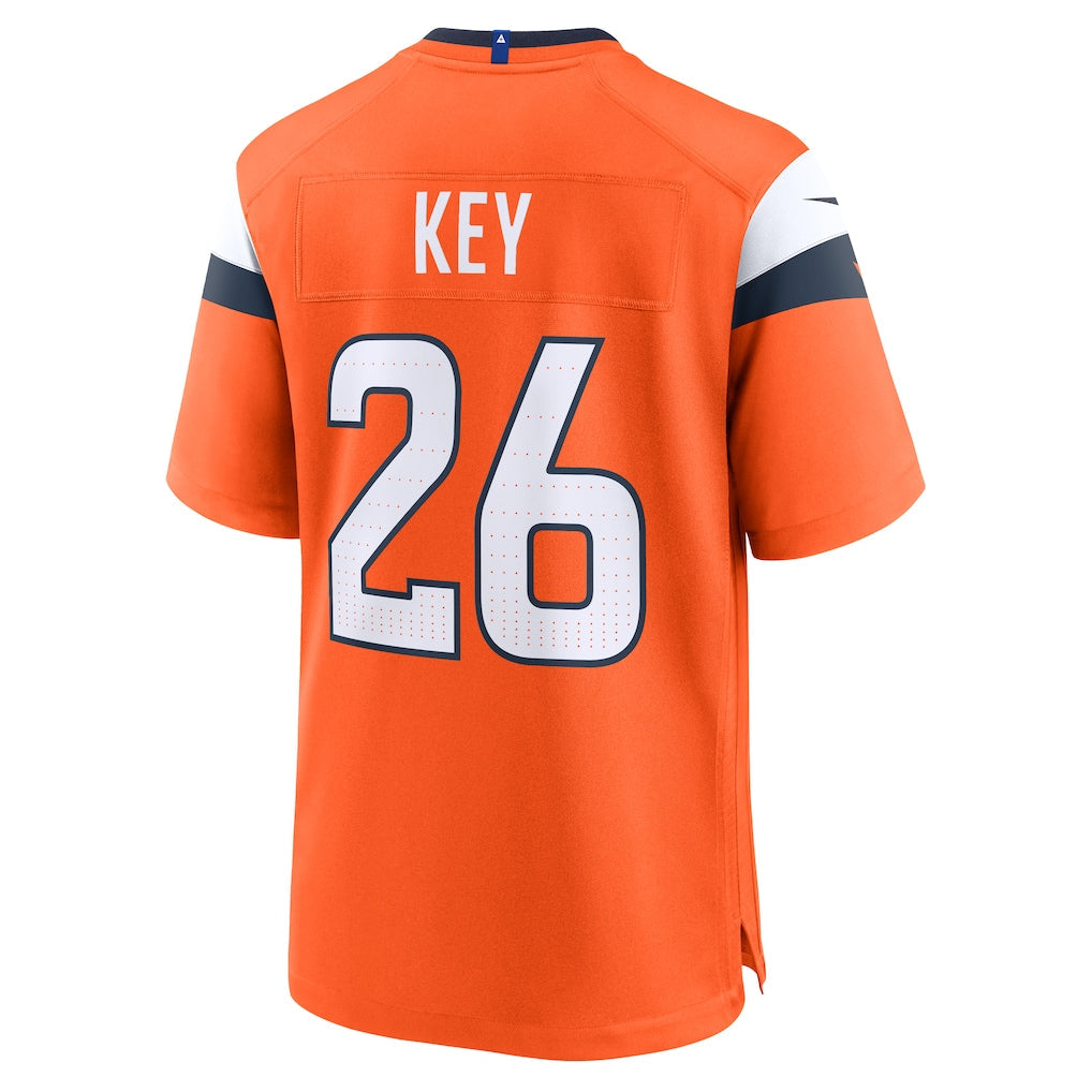 Kdoa D.Broncos #26 Devon Key Orange Team Game Jersey