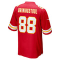 Kdoa KC.Chiefs #88 Jake Briningstool Red Team Game Jersey
