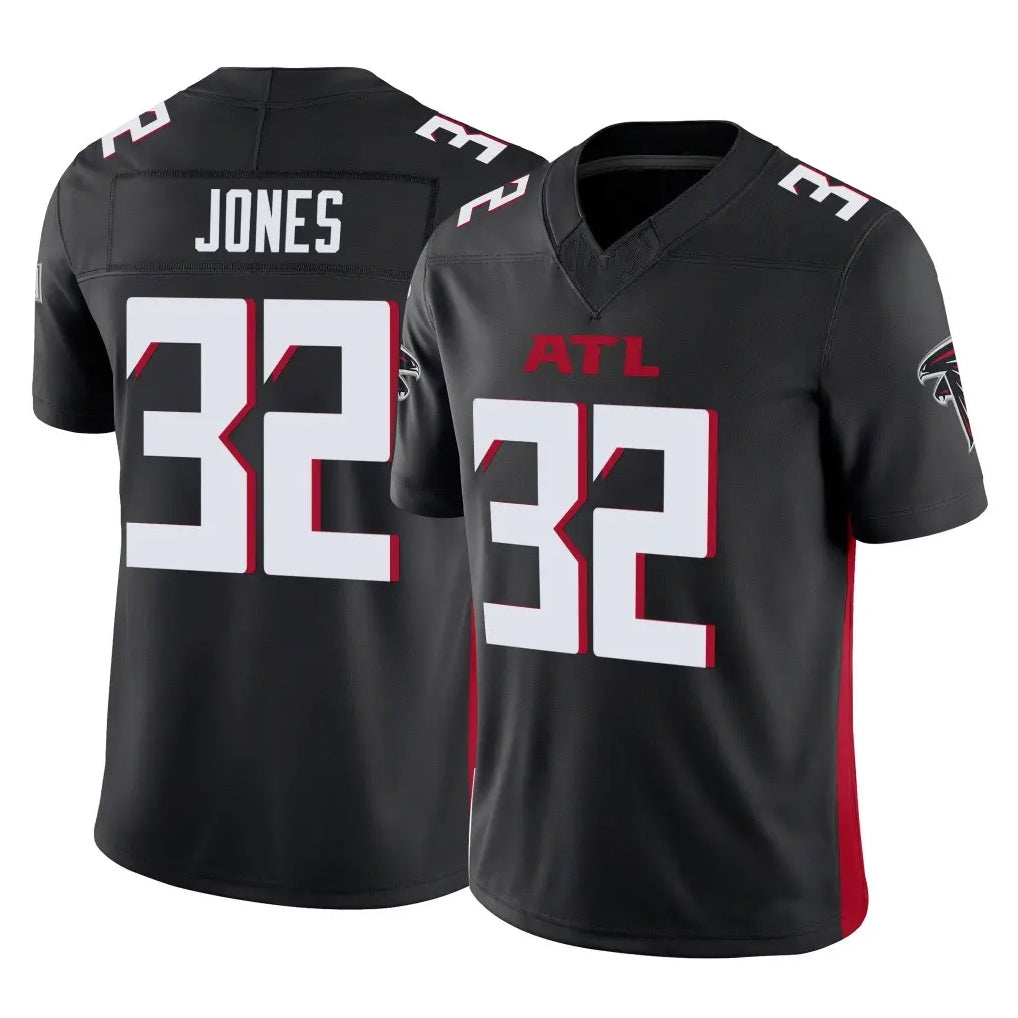 A.Falcons #32 Cash Jones Player Black Vapor F.U.S.E. Limited Home Game Kdoa Stitched Jerseys