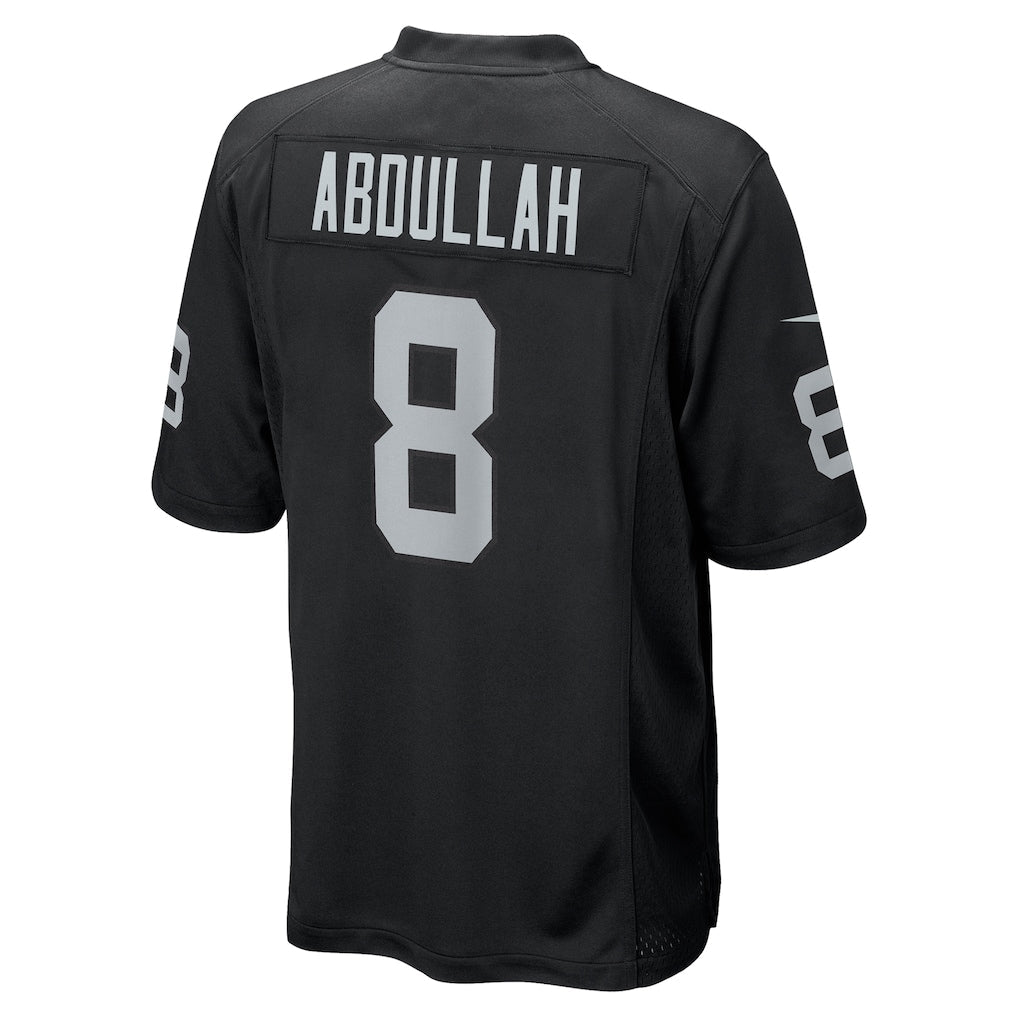 Kdoa LV.Raiders #8 Ameer Abdullah Black Team Game Jersey