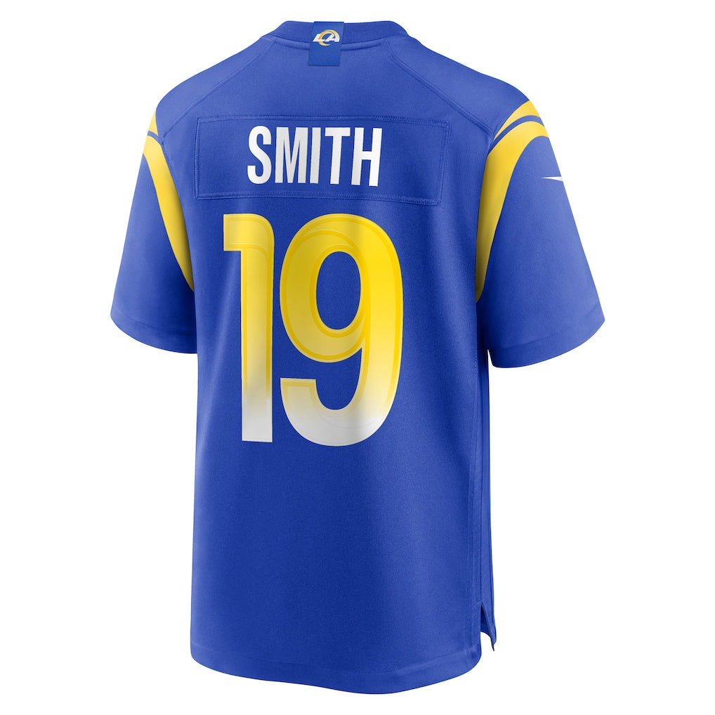 Kdoa LA.Rams #19 Xavier Smith Royal Home Game Jersey